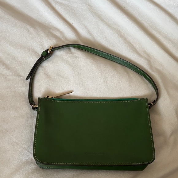 Dooney & Bourke Handbags - Dooney & Bourke Green Leather Shoulder Bag
